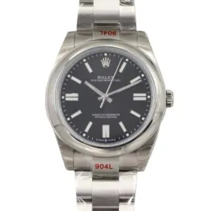 Oyster Perpetual 41mm esfera negra brillante 114300