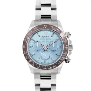 Daytona 116506 platino quadrante Ice Blue con indici con diamanti