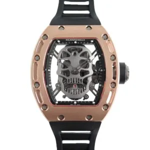 RM 052-01 Tourbillon Skull en oro rosa