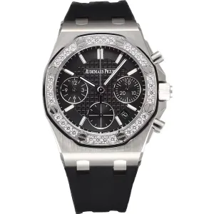 Royal Oak Offshore Selfwinding Chronograph 37mm Black Dial in Steel Ref. 26231ST.ZZ.D002CA.01